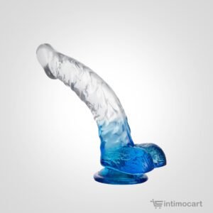 dual tone suction dildo, suction dildo, jelly suction dildo, intimocart