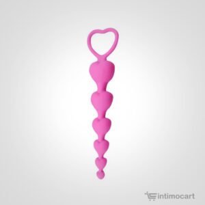 Heart beaded plug, stimulator, sex toy