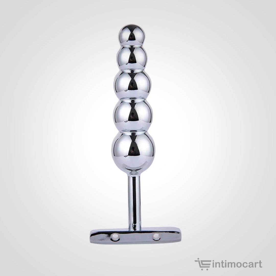 steel spiral anal plug, intimocart, sex toys