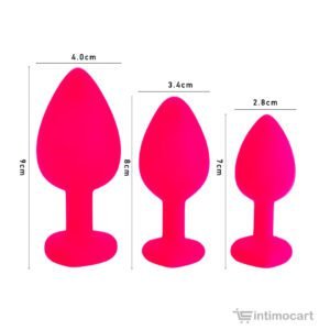 jeweled beaded plug, stimulator, sex toy