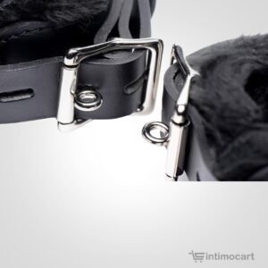 hand cuff leather, black, pure intimacy, intimocart