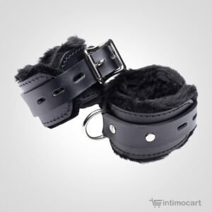 hand cuff leather, black, pure intimacy, intimocart