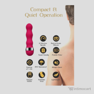 Compact-Beaded-Vibrator-Intimocart, Sex toys for women, sex toys online
