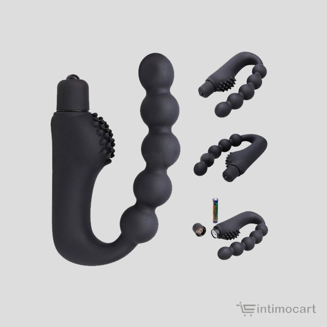 Prostate-Vibrating-Anal-Beaded-Plug-Intimocart, sex toys for men, sex toys for womem, sex toys for couples, sex toys online