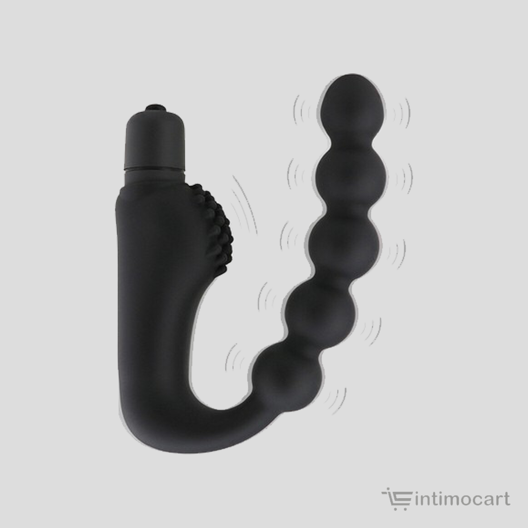 Prostate-Vibrating-Anal-Beaded-Plug-Intimocart, sex toys for men, sex toys for womem, sex toys for couples, sex toys online
