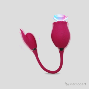 Rose-sucker-Vibrators-for-Women-Automatic-Tongue-Licking-Clit-Stimulation-Female-Masturbation-Device-Intimocart, Sex toys In Chennai, Sex toys in Tamilnadu, Sex toys in India