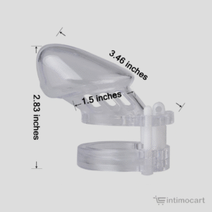 transperant Chastity Cage- Fibre, sex toys for men, Intimocart