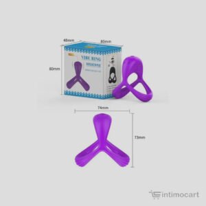 purple rechargeable vibrating ring, sex toys for men, male sex toys, cock ring, penis cock ring, intimocart, sex toys online, sex toys in India