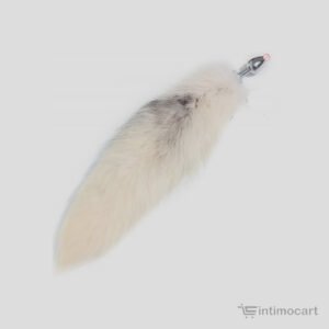 white fur fox tail butt plug, sex toys online, sex toys in India, Intimocart, LGBTQ Toys