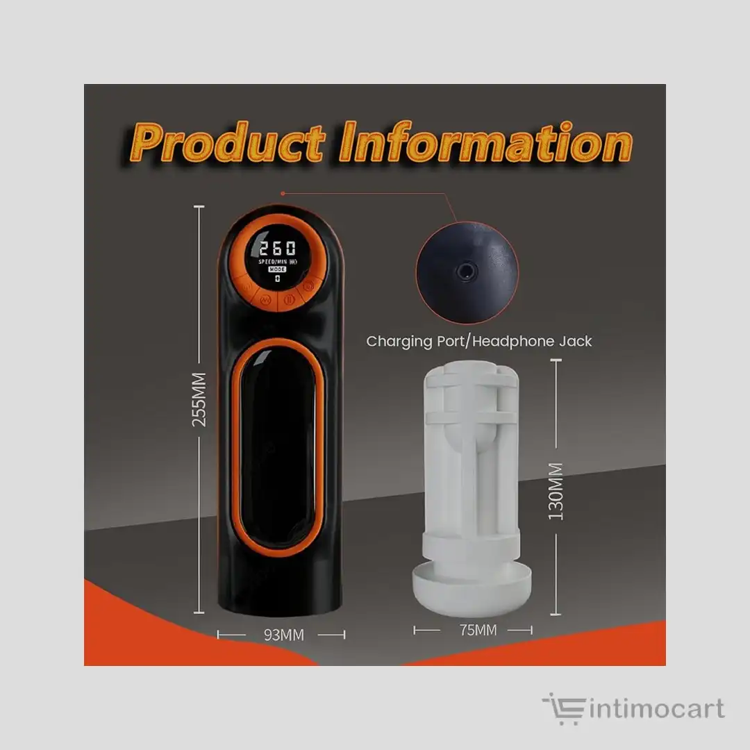 automatic inner wall blowjob masturbator for men, intimocart