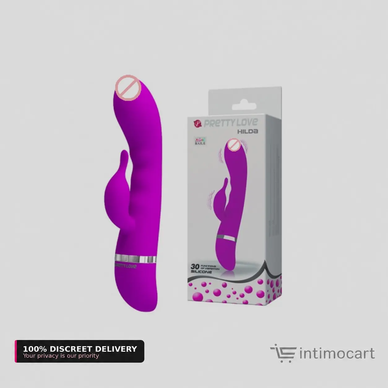 pretty love hilda rabbit vibrator for women, Intimocart